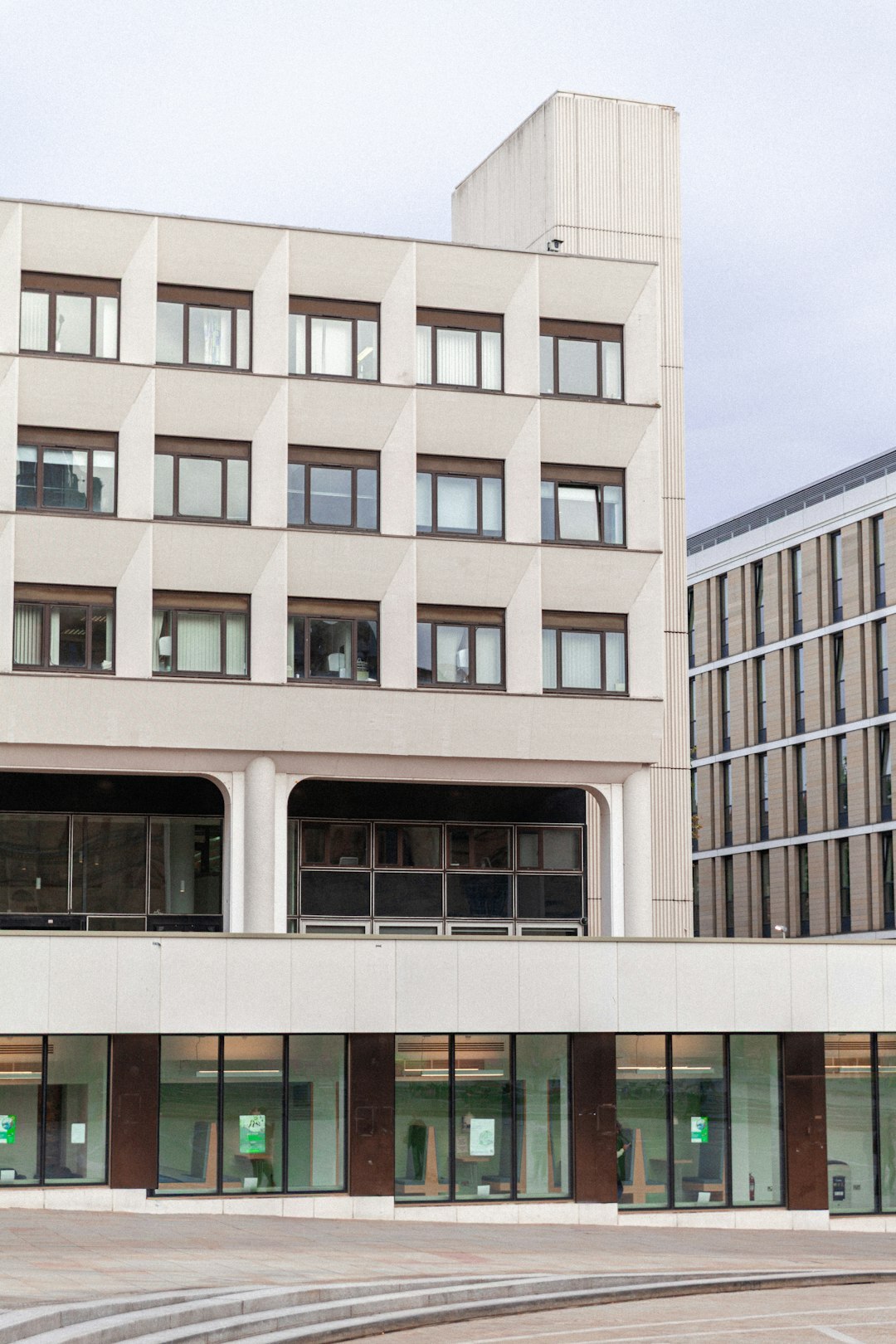 Modern office building facade