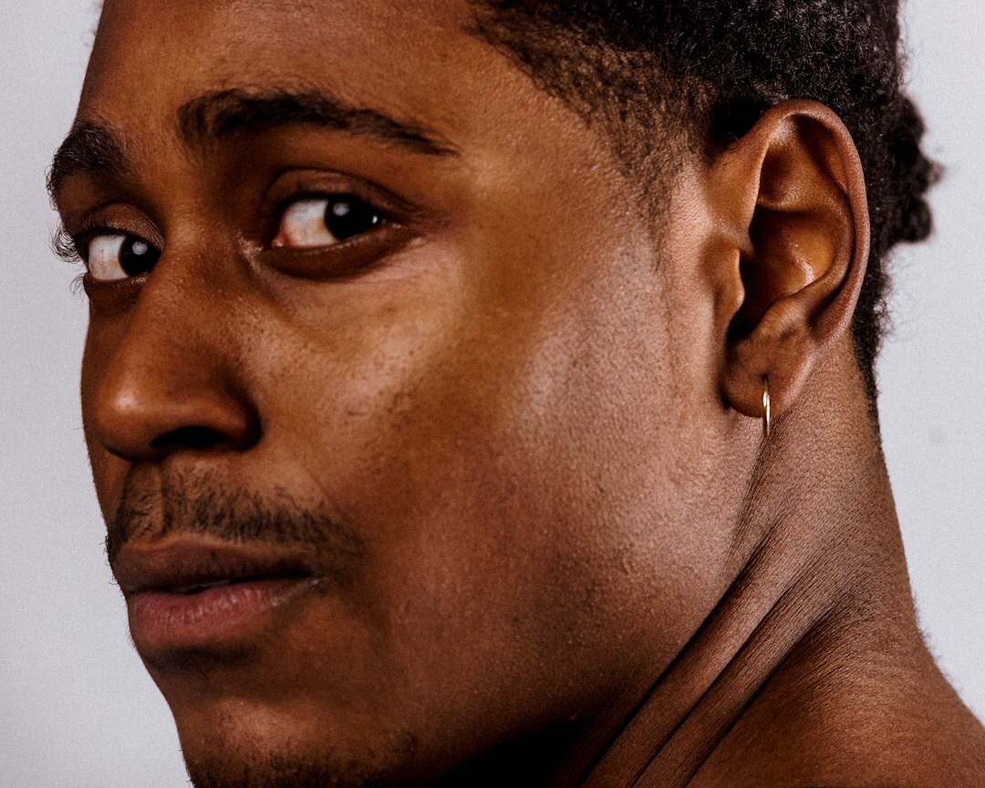 Studio portrait of a man of African descent