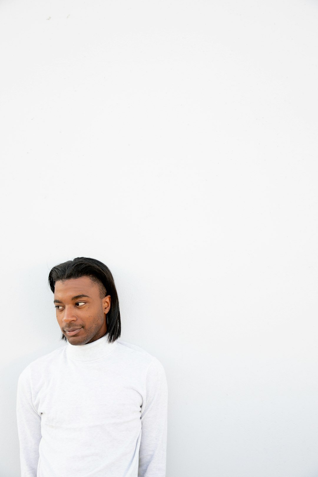 Studio portrait of a man of North African descent